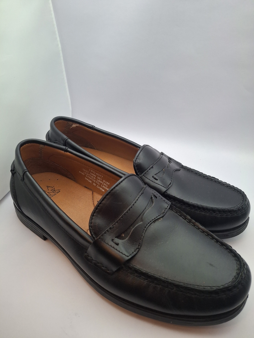 SAS Penny Loafer Black Leather Loafers